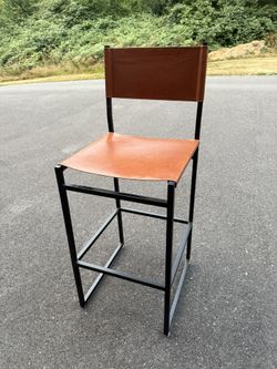 Pottery Barn Leather chairs (5)