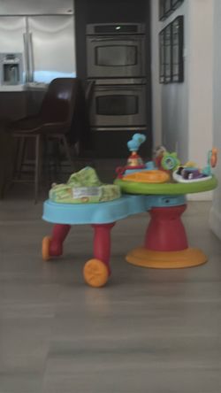 Baby Activity Center and Walker Set