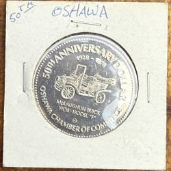 1978 Oshawa Canada 50th Anniversary Trade Dollar