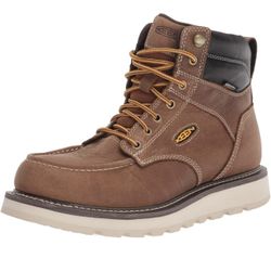 KEEN Utility Men's Cincinnati 6" Waterproof Soft Toe Wedge Work Boots