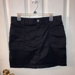 Ladies Lined Black Skort 