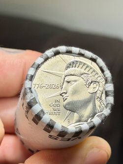 Nice👏!! 2026-D Enduring Liberty Half Dollar Roll – Sealed Bank Roll – 1776–2026 Bicentennial  !