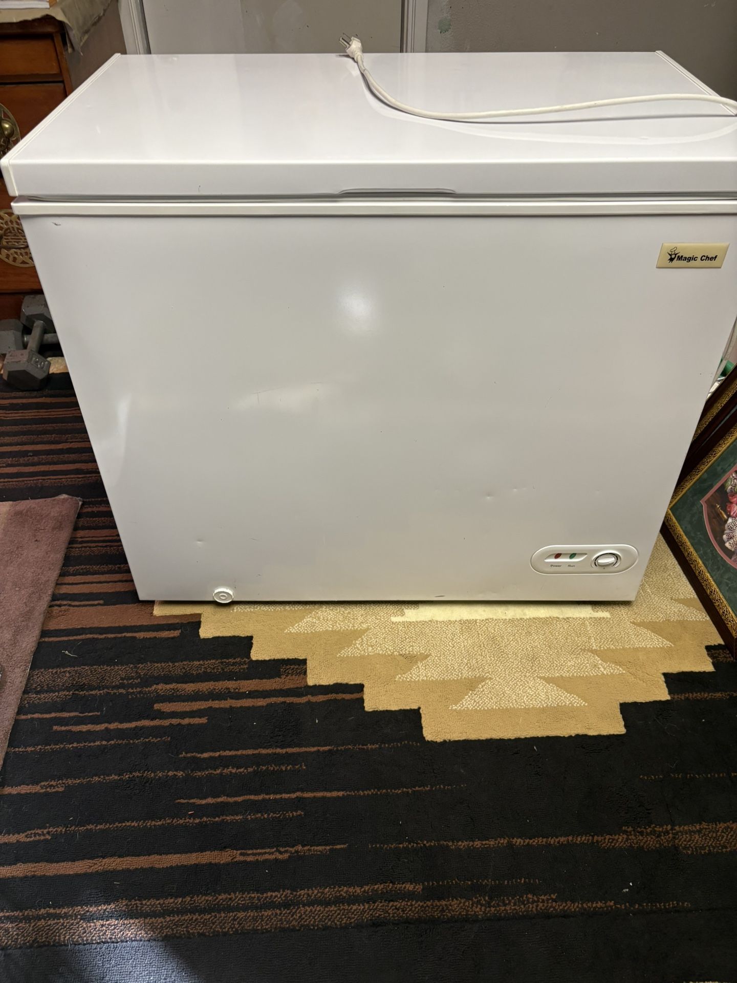 Magic Chef Freezer 31” High 37” Long. 21” Wide