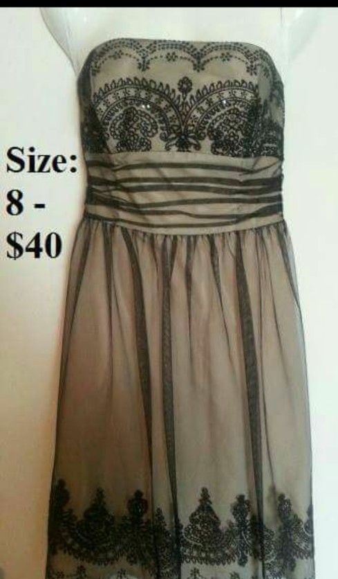Nude And Black Prom / Homecoming/ Formal/ Bridesmaid Dress