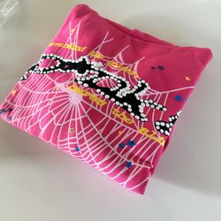 Pink Spider Hoodie