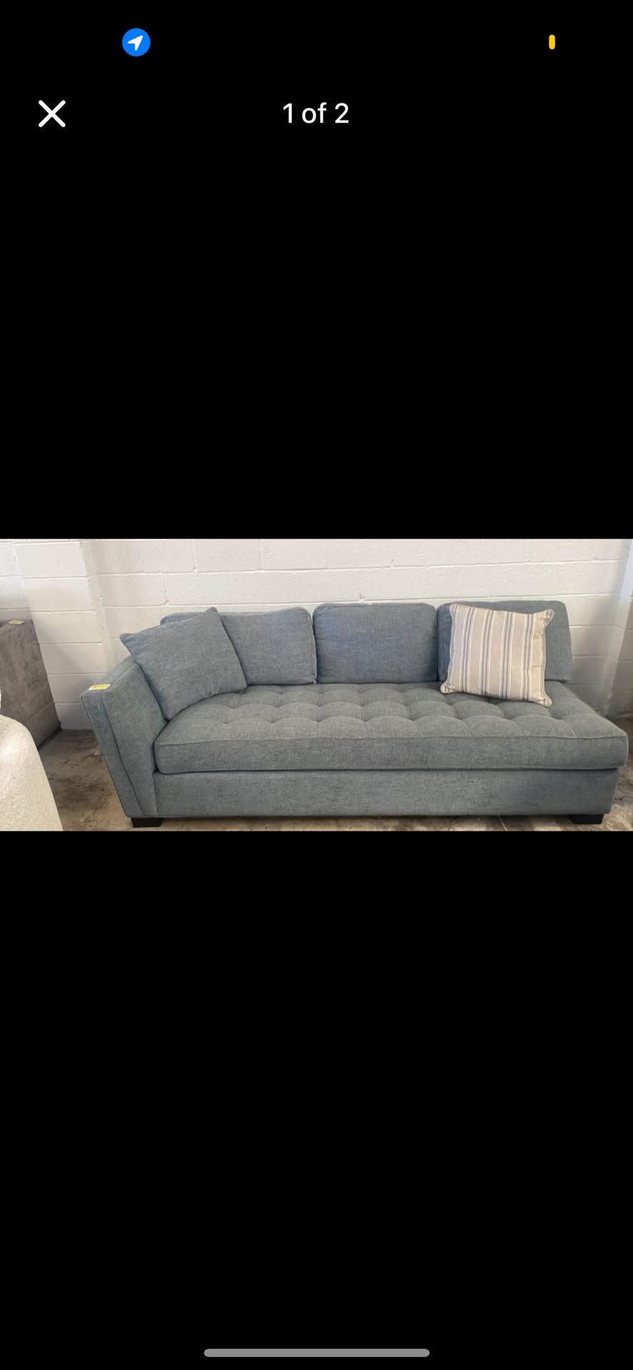 Sofa With Accent Pillows