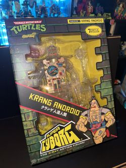 Super 7 TMNT Krang Android Body 11" clear X-ray Teenage Mutant Ninja Turtles MIB