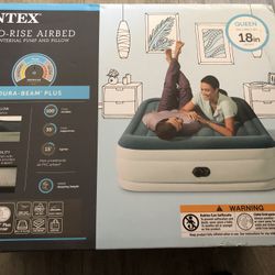 18” Queen Intex Brand New Air Mattress 