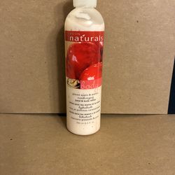 Avon naturals glazed apple walnut body lotion