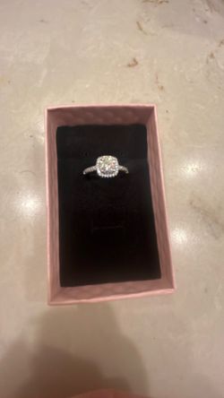 Moissanite Engagement Ring