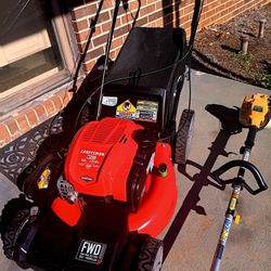 Craftsman M230 Self Propelled And Weedeater 