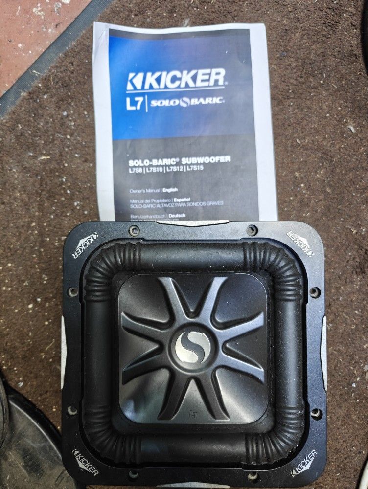 Kicker Subwoofer