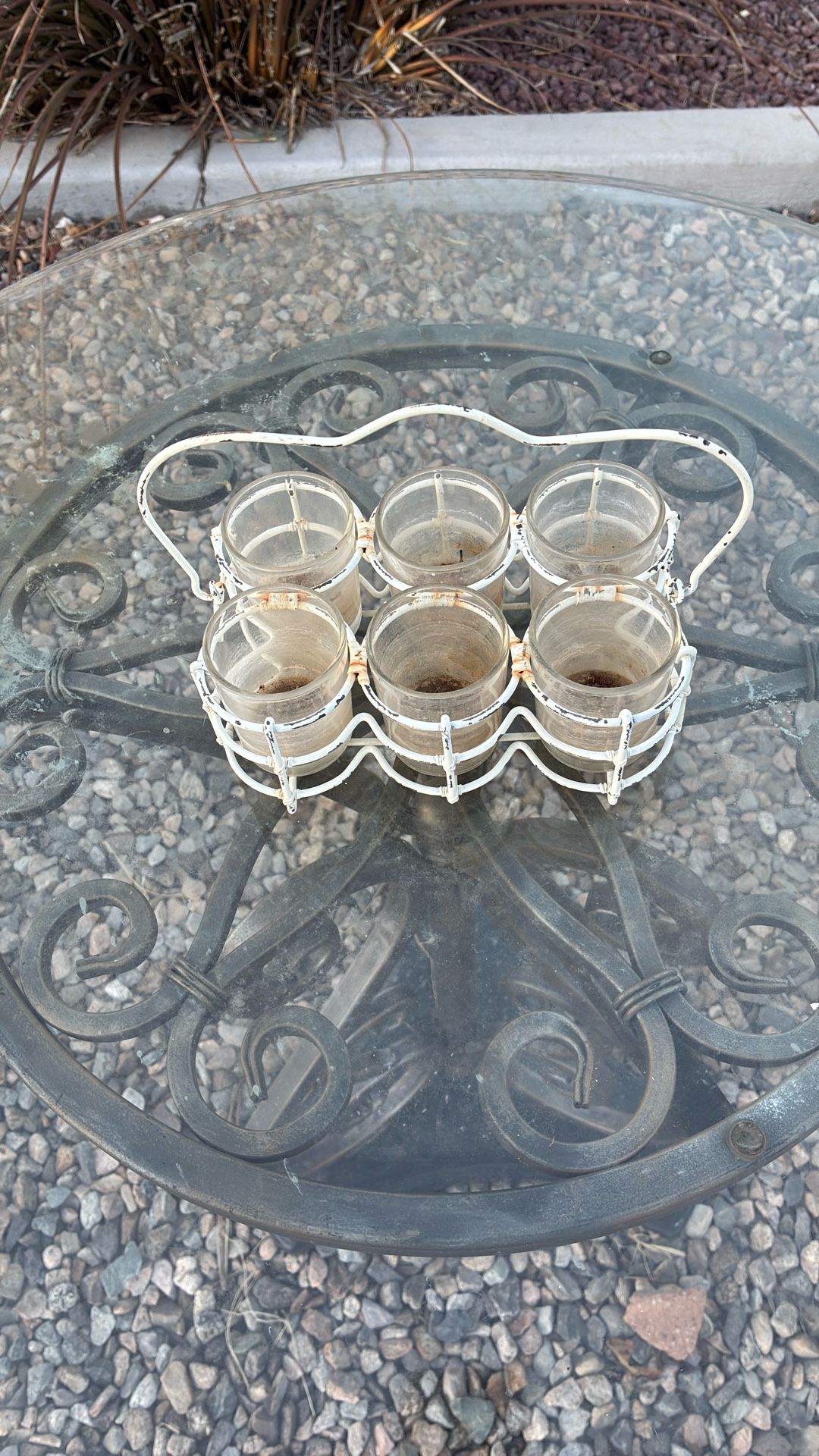 Six pack candle holder