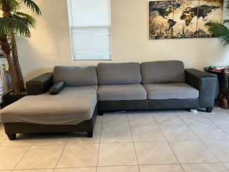 Large Sectional w/ double chair and ottoman