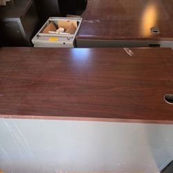 Free - Desks, Like New Bookshelves, Etc.