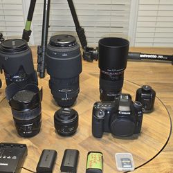 CANON 80D WITH ALL GEAR