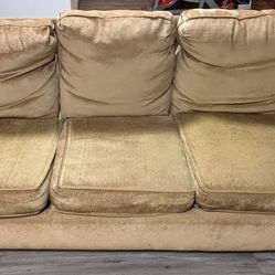 Tan Couch- Comfy 