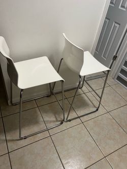 High White Bar Chair 2