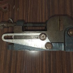 Palmgren 2 1/2" jaw drill press vise tilt angle milling machinist vintage tool