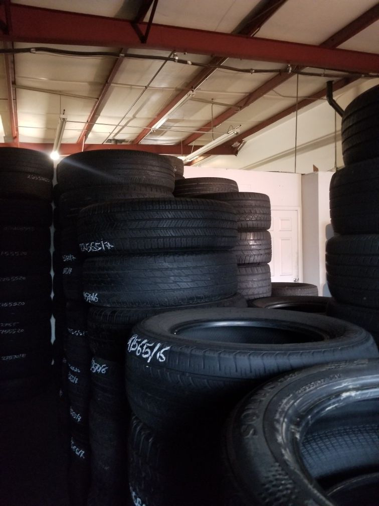 offer of used tires of all sizes