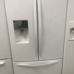 White French Door Refrigerator 