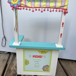Retired American Girl Snack Stand.