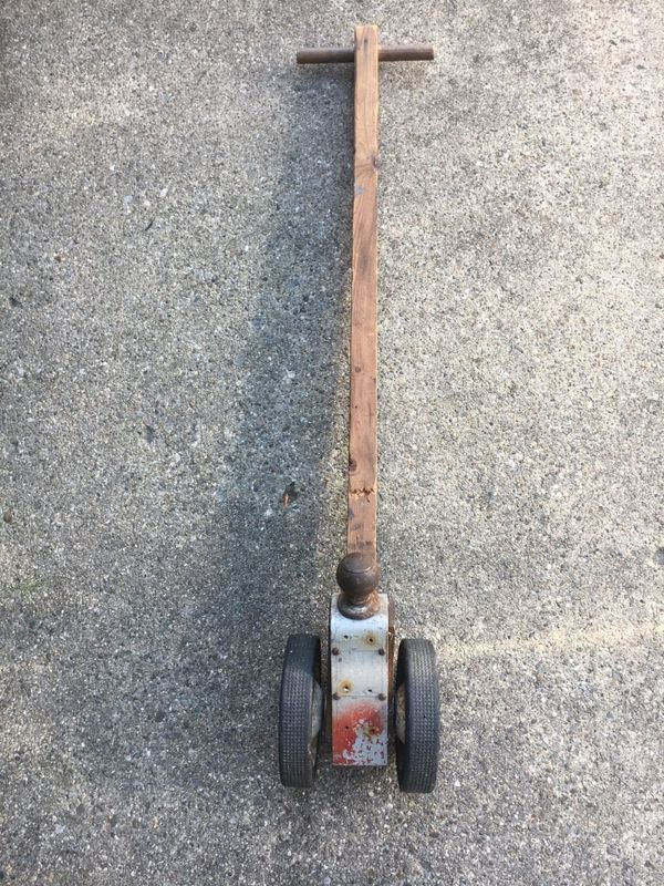 Trailer dolly? 1 7/8" ball, Wood handle