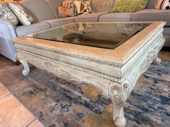French Provincial Style Coffee Table & 2 Matching End Tables