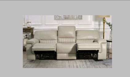 Williamton Leather Power Reclining Sofa