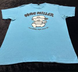 Mens Large Vintage Y2K Mac Miller Incredibly Dope Since 92 Thumbs Up Tshirt