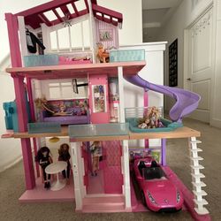 Barbie House And Extras