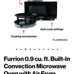 Furrion  convection microwave oven with air fryer