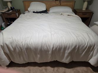 King size bed and mattress