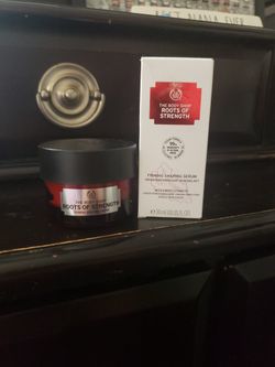 The body shop roots of strength firming shaping serum Body of roots roots of strength firming shaping cream