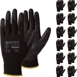 Safety work Gloves (12 pairs) large