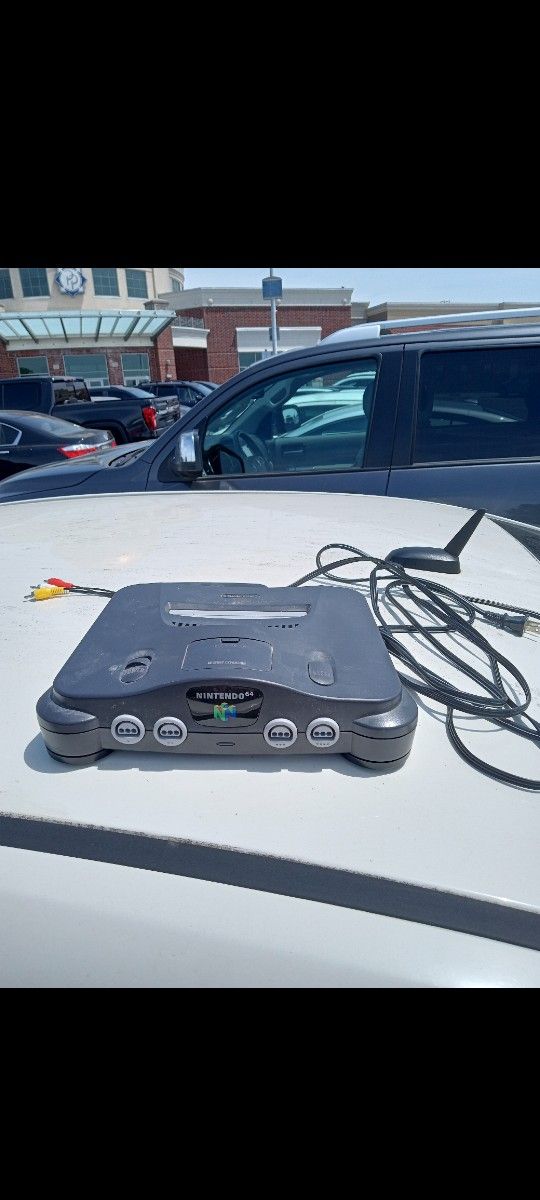 Nintendo 64 Console With AV Cable And Power Cord