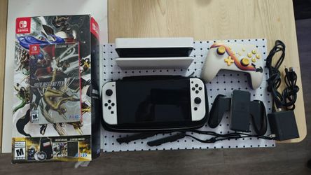 Nintendo Switch OLED 1.5TB SD Card+ Pokemon Controller + Gamebox Collectors Bundle