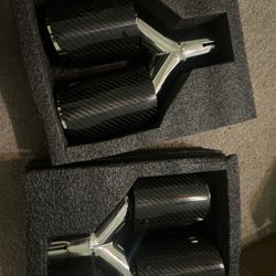 Carbon Fiber Dual Exhaust Tips 
