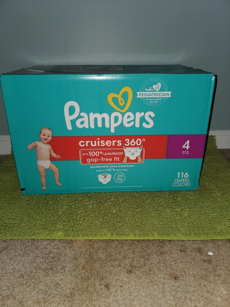 Box Pampers 116 Diapers #4