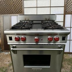 30 Inch Wolf Gas Range Stove