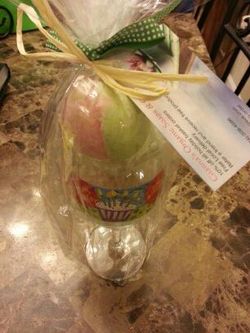 B day bath bomb fizzy wine set