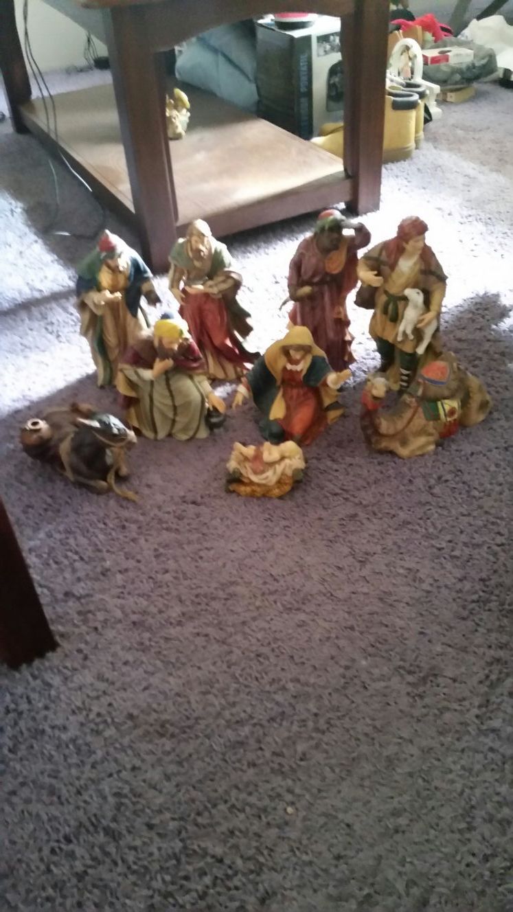 Nativity set
