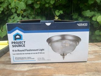 Project source 11” round flushmount light