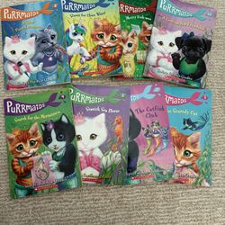 Purrmaids children books lot of 8 