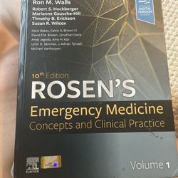 Rosens Emergency Medicine Volume 1