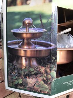 Tabletop Copper Fountain