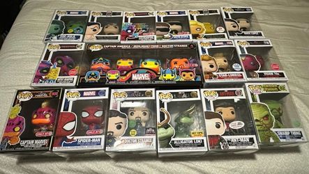 Funko Pop Marvel Collection Lot of 15+