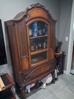 Antique Hutch and Dining table