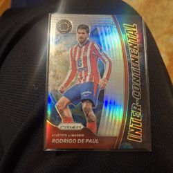 2025 Panini Prizm Rodrigo De Paul Inter-continental Silver