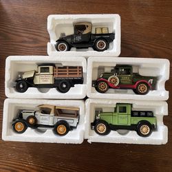 Lot of 5 DieCast Vintage Cars National Motor Museum 